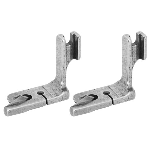 2x Nähfuß für Rundkantenabschneidefuß 3/16" 1