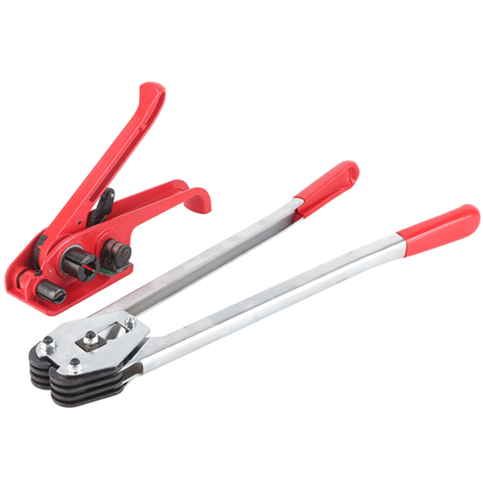 Manual Pp/Pet Plastic Strap Tensioner & Sealer Hand Packing Tool Set 323163178394