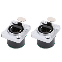 2x RJ45-PCB-Steckdose feuerfest EL-RJ-WH5
