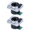 2x RJ45-PCB-Steckdose wasserdicht PA-Material 1