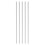 5x D-Welle 410100060260 Φ6mm Edelstahl Gobilda TETRIX 2