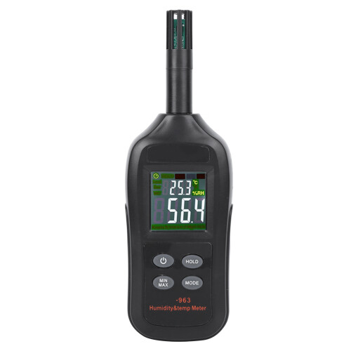 UA963 Temperatur-Luftfeuchtigkeitsmesser, LCD digital