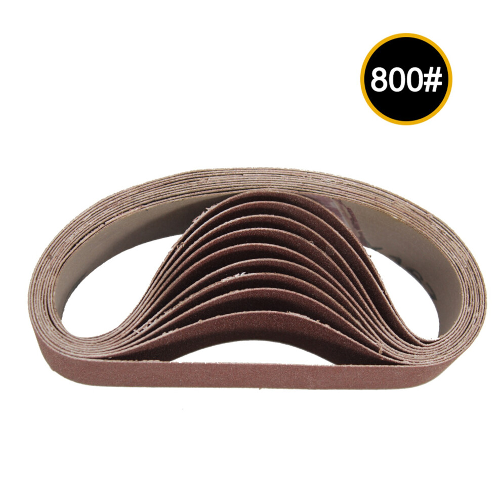 10Pcs 30X330mm 800 Grit Sanding Belts For Sander Power Tools 323163182629