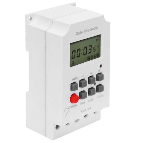 Digitaler Timer KG316S LCD 32 Gruppen Ein/Aus 1