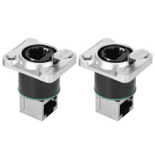 2x RJ45-Winkelstecker feuerfest