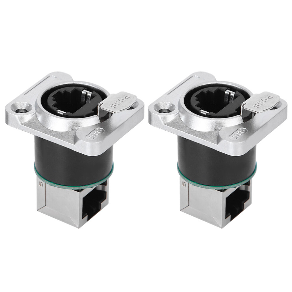 2Pcs Rj45 Angled Fire Retardant Aviation Plug 323163178592