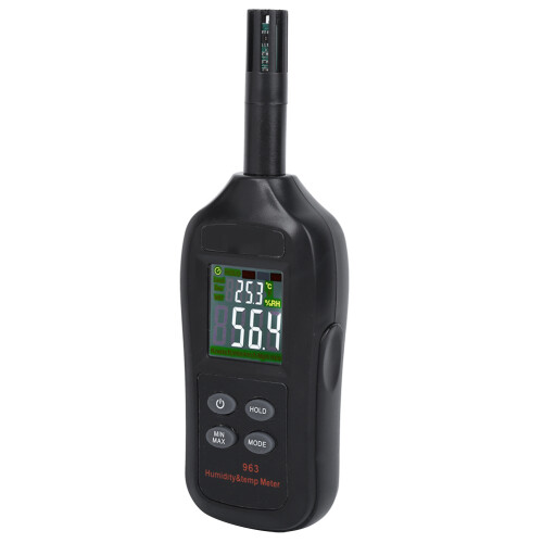 UA963 Temperatur-Luftfeuchtigkeitsmesser, LCD digital 1