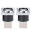 2Pcs RJ45 Right Angle Connector Fire Retardant 5