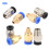 20Pcs Straight Pneumatic Fitting Push Connect PC4-M10/M6 5