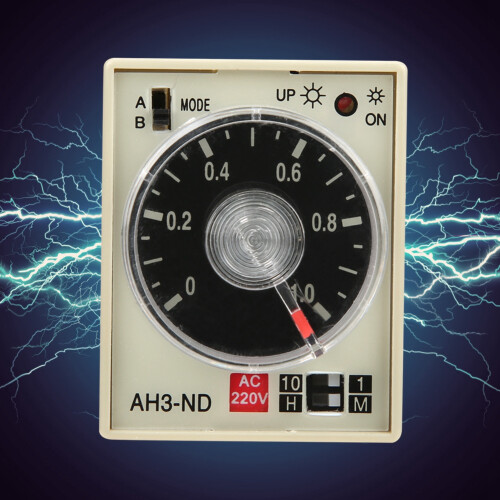On Delay Time Relay Mini Adjustable AB Double Mode AH3 ND AC220V 2