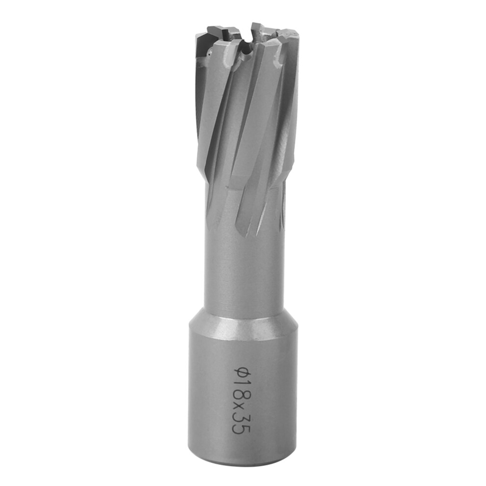 Hollow Drill Bit Woodworking Metal Non-Core Hss Silver 18X35mm 323163178752