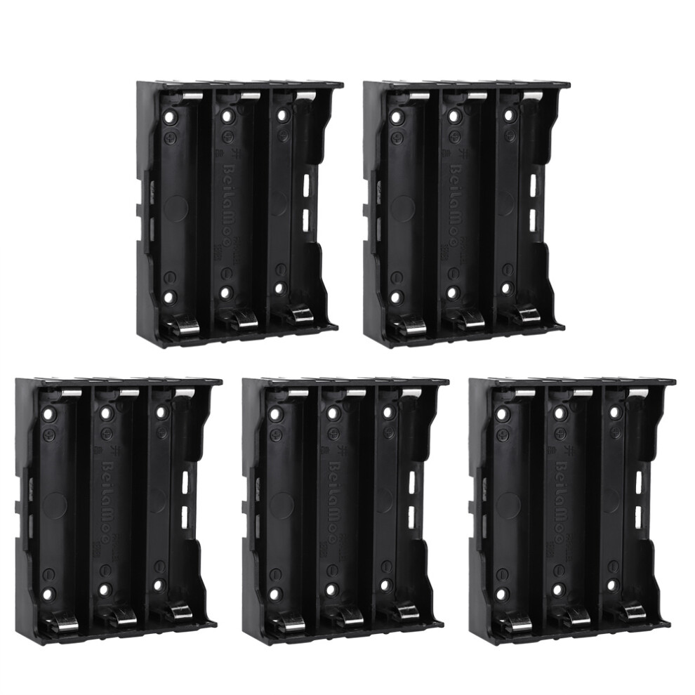 5Pcs Multifunction Diy Abs Plastic 3 Slots 18650 Battery Holder 323163179933