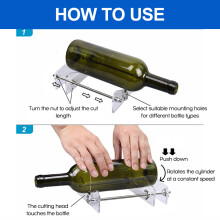 Glasflaschenschneider DIY für Rund/Eckig/Oval