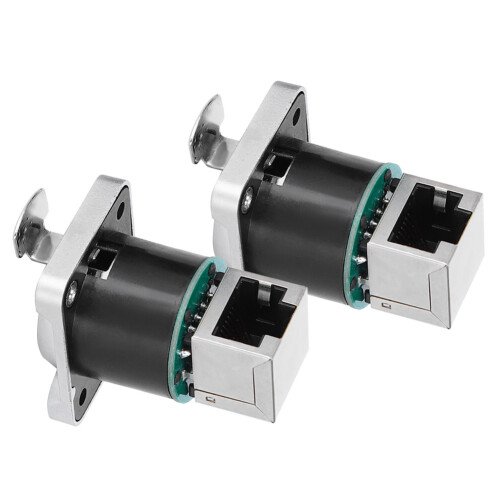 2x RJ45-Winkelstecker feuerfest 2