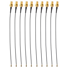 10Pcs RF Adapter Pigtail Cable IPEX to SMA U.FL 15cm Jumper Wire