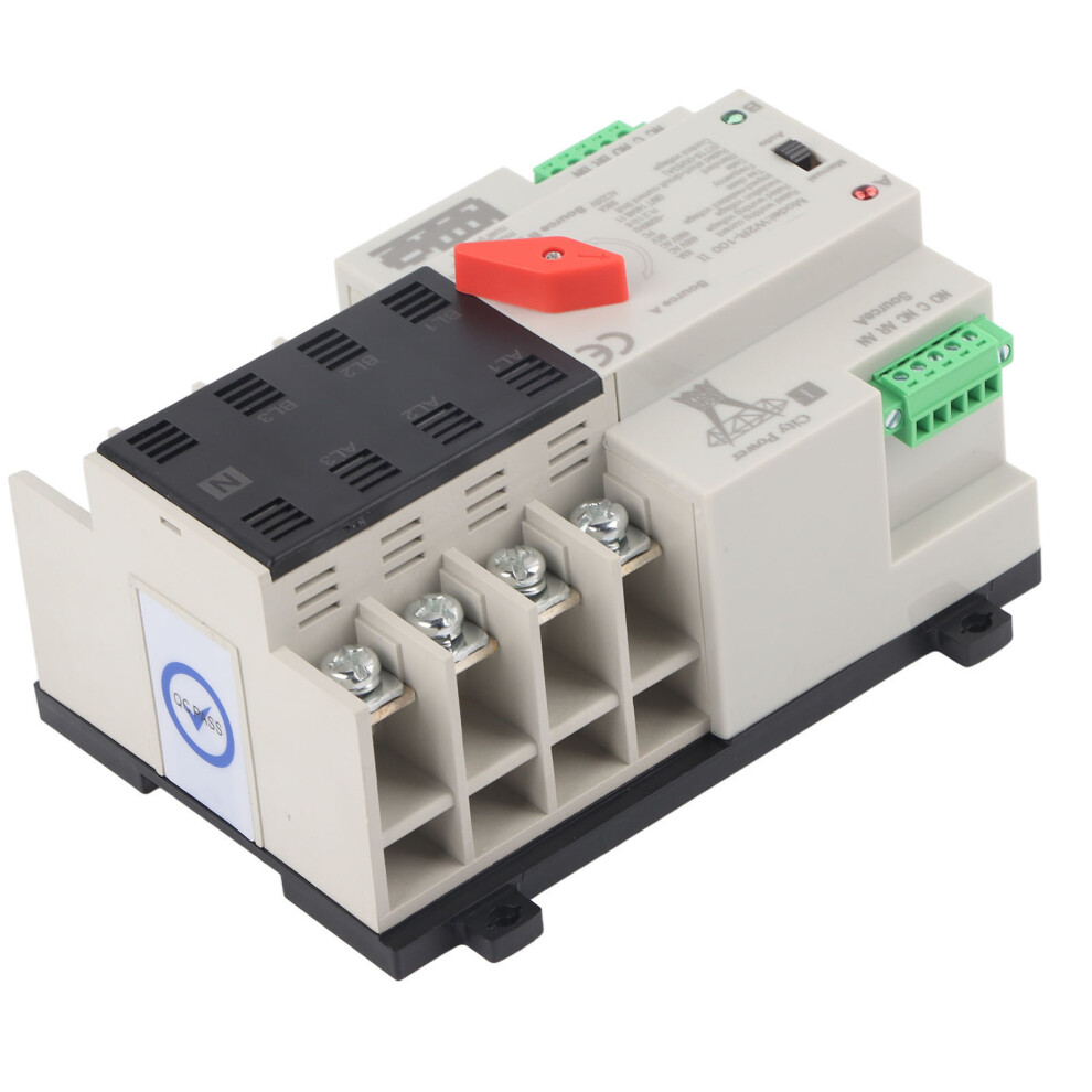 W2r-100 Dual Power Supply Ats 4P 63A Automatic Transfer Switch 323163181318