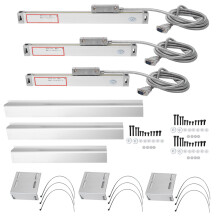 (50mm/100mm/500mm) 3x DRO Linearskala Aluminium 50/100/500mm für Fräse