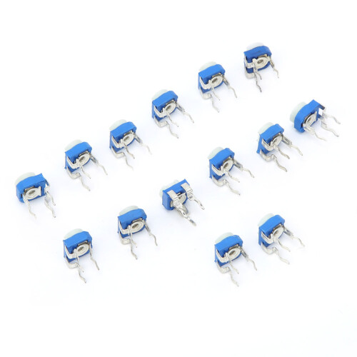 Einstellbarer Widerstand Potentiometer 13 Werte 100Ω-1M 2