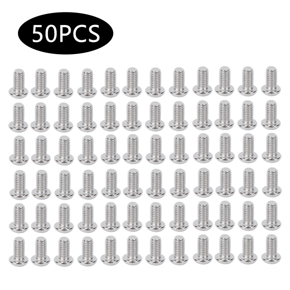 (M6x12mm) 50Pcs Stainless Steel Mushroom Head Hex Socket Bolt M6 X 12Mm 323163181578