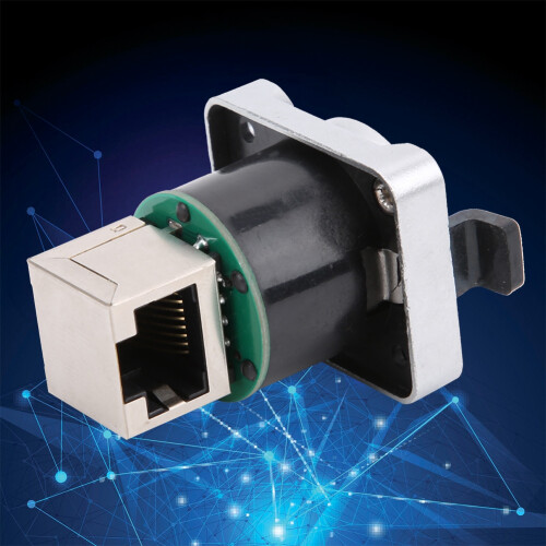 RJ45-Winkelstecker wasserdicht PA-Material 2