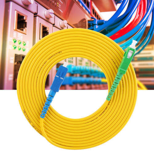 Singlemode-Jumper 10m PVC Sc APC-Sc UPC 2