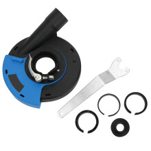 5in Staubhaube Blau/Schwarz PC Metall für Winkelschleifer