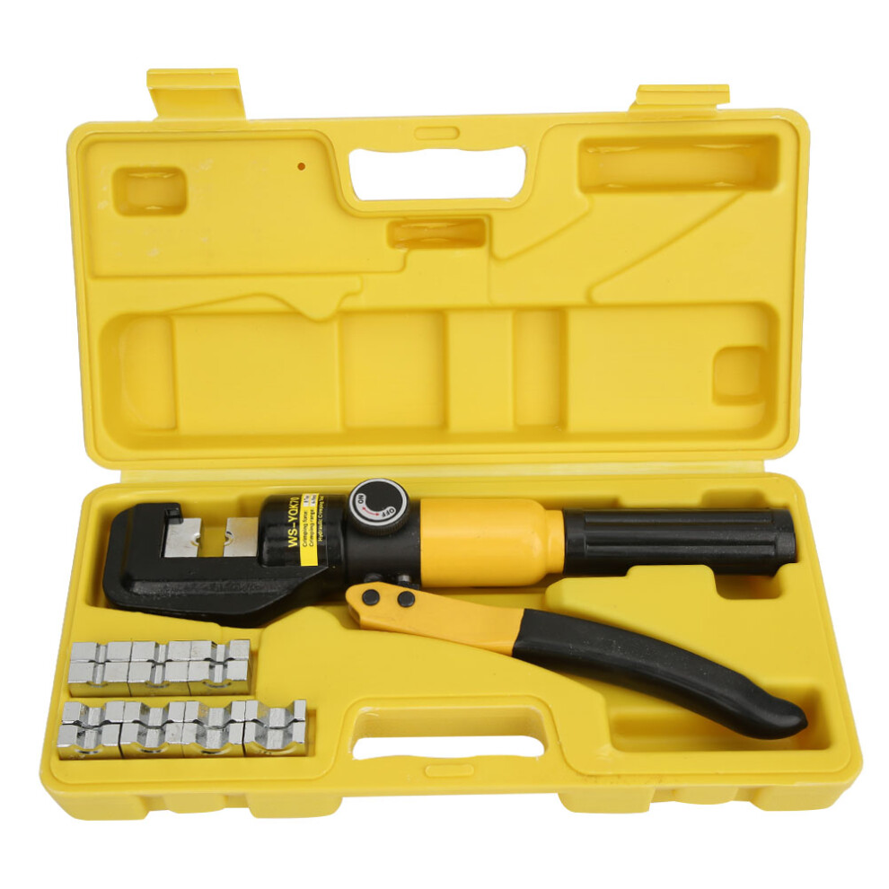 8 Ton Hydraulic Cable Lug Crimper 16 Dies 4-70Mmâ² 323163184135