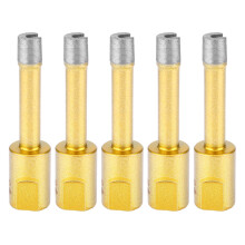 (8mm) 5 Pcs Diamond Drill Bit Opener for Angle Grinder 8mm