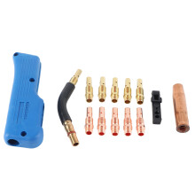 (1.0mm) 200A MIG MAG Welding Torch Tip Holder Swan Neck Shield Cup