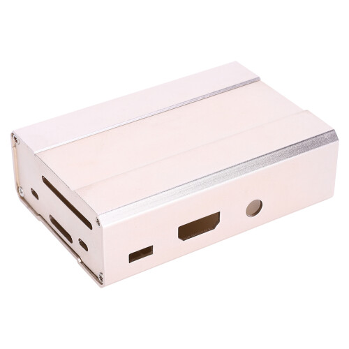 Goldenes Aluminium-Gehäuse für Raspberry Pi 3 2