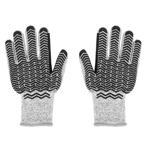Schnittschutzhandschuhe HPPE Silikongel Level 5 Grau 1