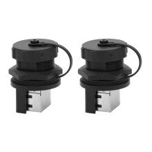 2x RJ45 180 Steckdose wasserdicht RJ45-Adapter IP67