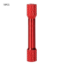 (Deep Red) M3x35mm eloxierter Aluminium-Distanzhalter Innengewinde 10 Stk.