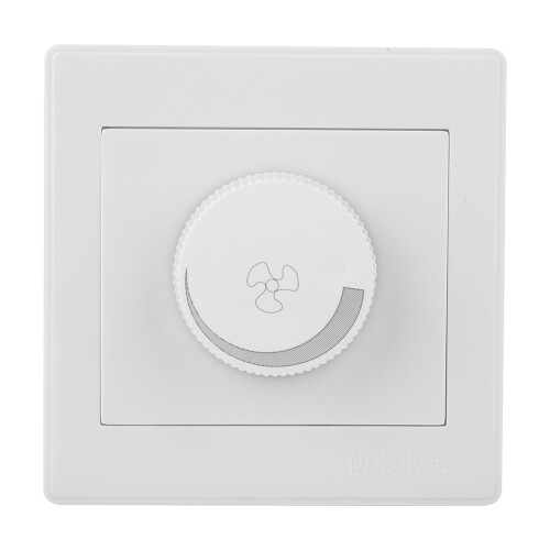 Deckenventilator-Dimmer weiß 86x86mm AC250V