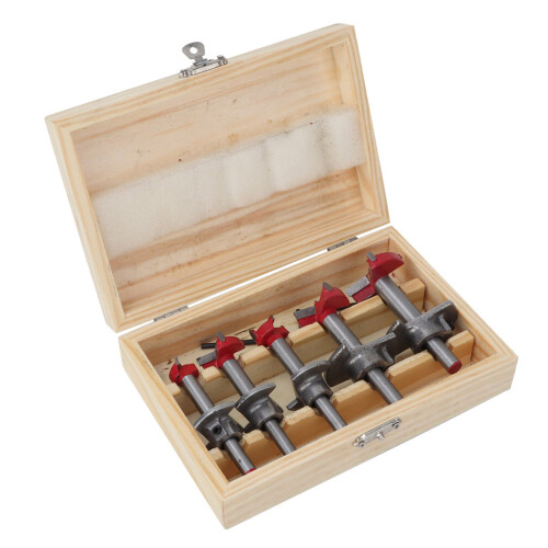 5x Forstner-Bohrer-Set 15-35mm für Holz 1