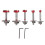 5x Forstner-Bohrer-Set 15-35mm für Holz 5