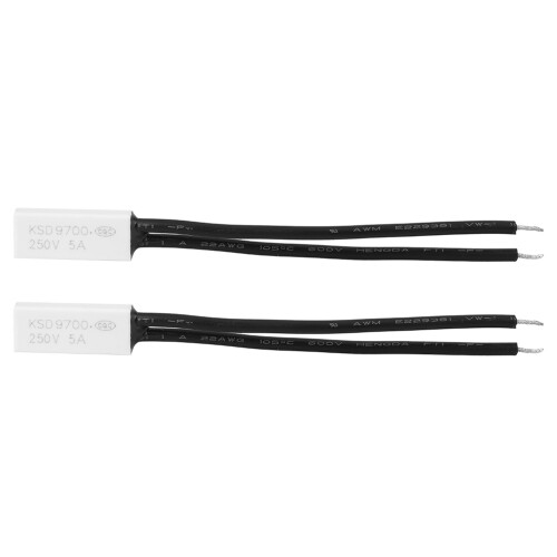 (110) 2x KSD9700 On-Temp-Schalter Thermoschutz mit Kunststoffsonde 110C