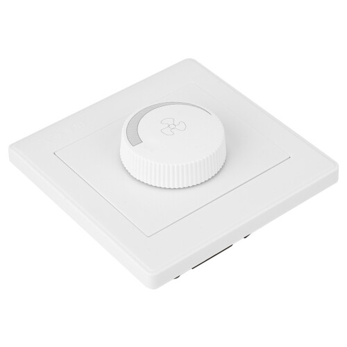 Deckenventilator-Dimmer weiß 86x86mm AC250V 2