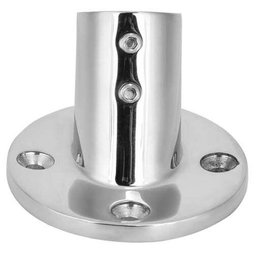 Runder Edelstahl-Handlauf mit 60-Basis (22mm) 1