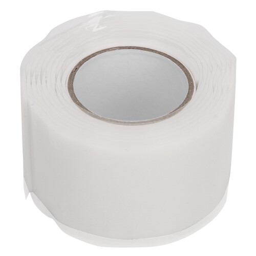 (White) PVC PPR Pipe Repair Tape 1M White/Red