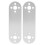 2x Flache Halterungen Aluminium für Tetrixrobotics 1