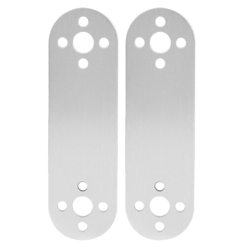 2x Flache Halterungen Aluminium für Tetrixrobotics