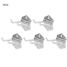 (50x6mm) 5x Werkzeugaufbewahrung Rack Wandhaken für Lochwand