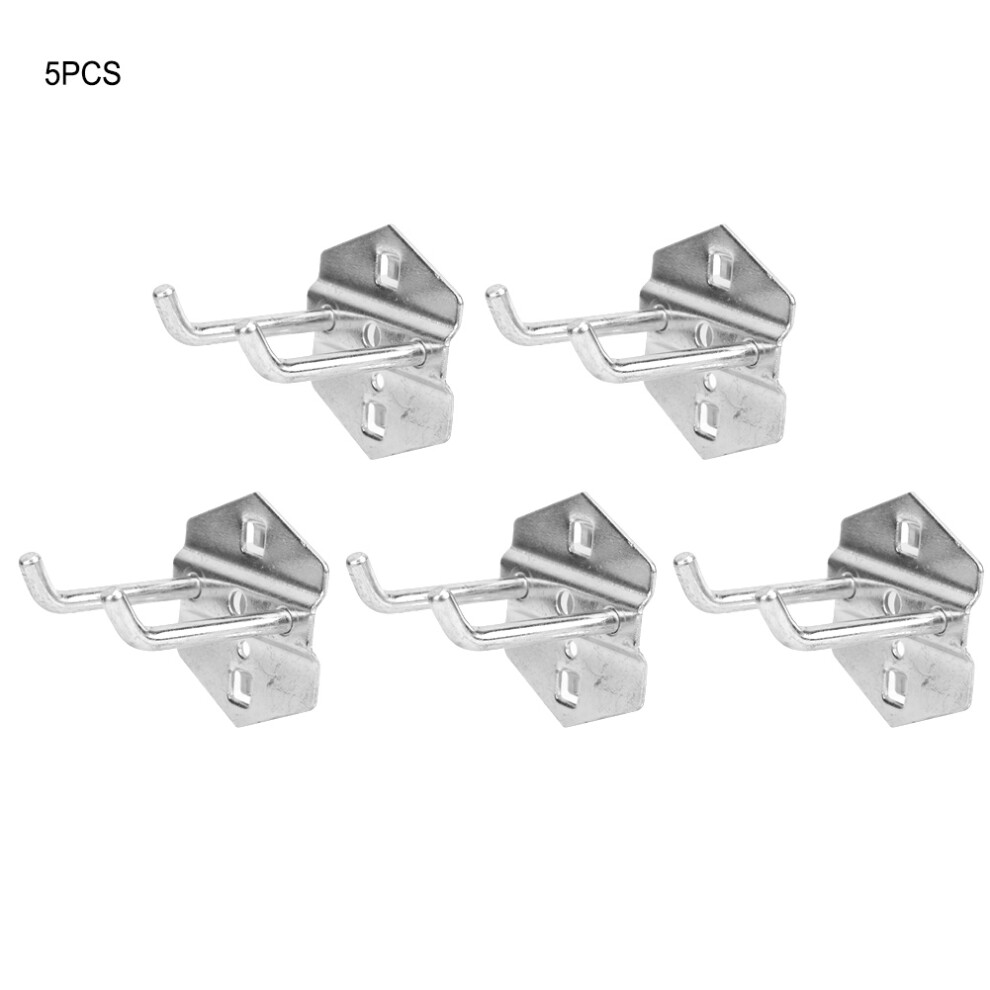 (50X6mm) 5Pcs Hardware Tool Storage Rack Pegboard Hook Wall Mount 323163184401