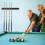 1 Set Billard Holz Wandmontierte Spitzenhalterung 11
