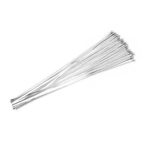 100x Edelstahl-Kabelbinder 4,6x450mm