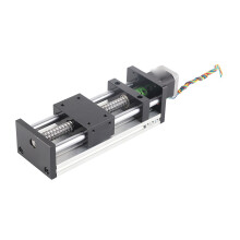 Doppelwellen-Kugelumlaufspindel mit Linearführung 42mm Motor 100mm Hub