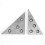 2x Winkelblock Messwerkzeug aus Manganstahl mit Box 3