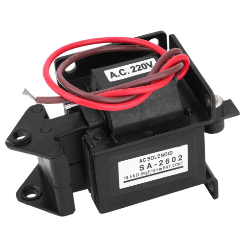 SA-2602 AC-Elektromagnet 220VAC 19,6N 15mm Hub 2
