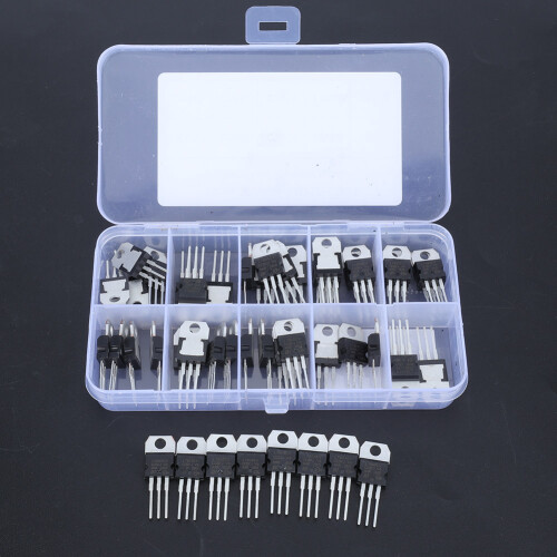 50x Spannungsregler-Transistor-Set 10V in Box 2